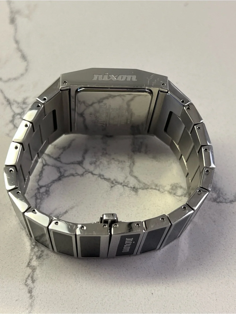 Nixon Rotolog Men’s Watch, Black & Silver, Stainless, Extra Links (Discontinued)